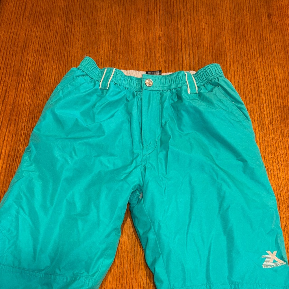 Zero x Posur L-14 Teal Sports Snow Pants